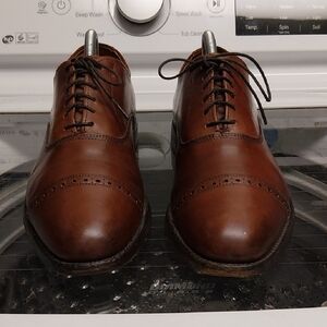 Allen Edmonds Bryon Rich Brown Leather  Oxfords